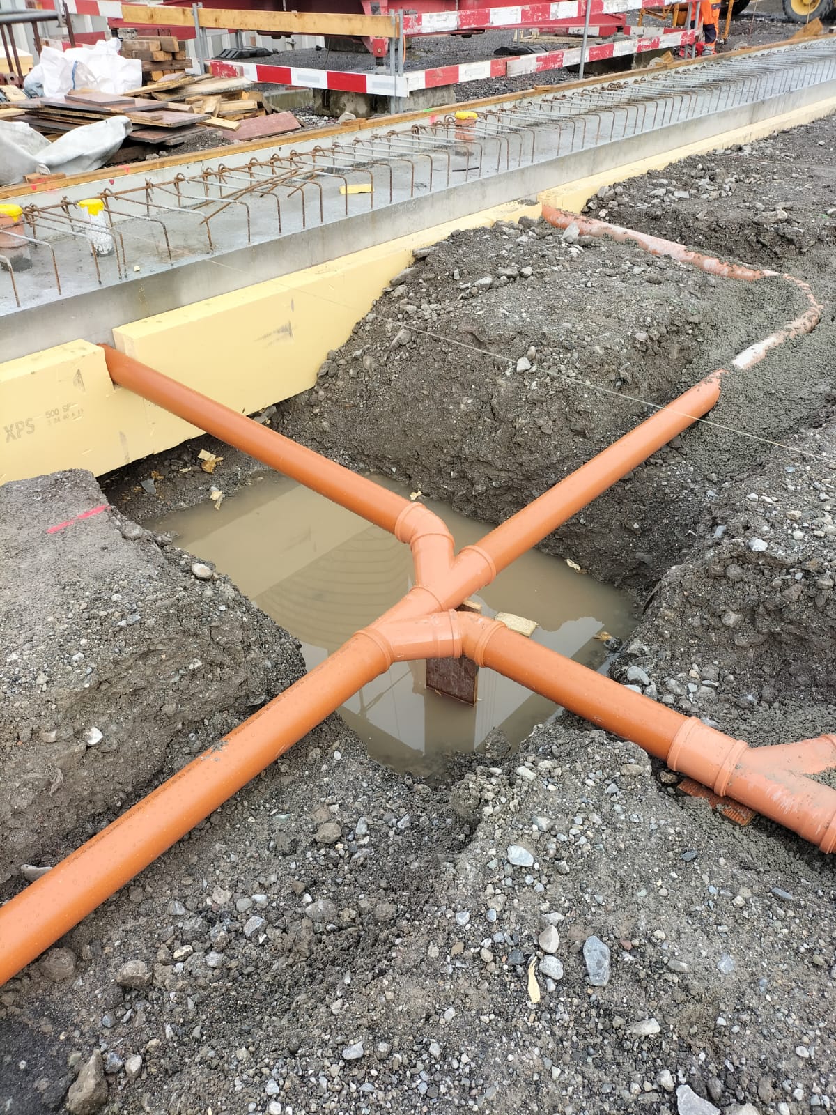 Halle Erteco SA à Vouvry — photo du chantier