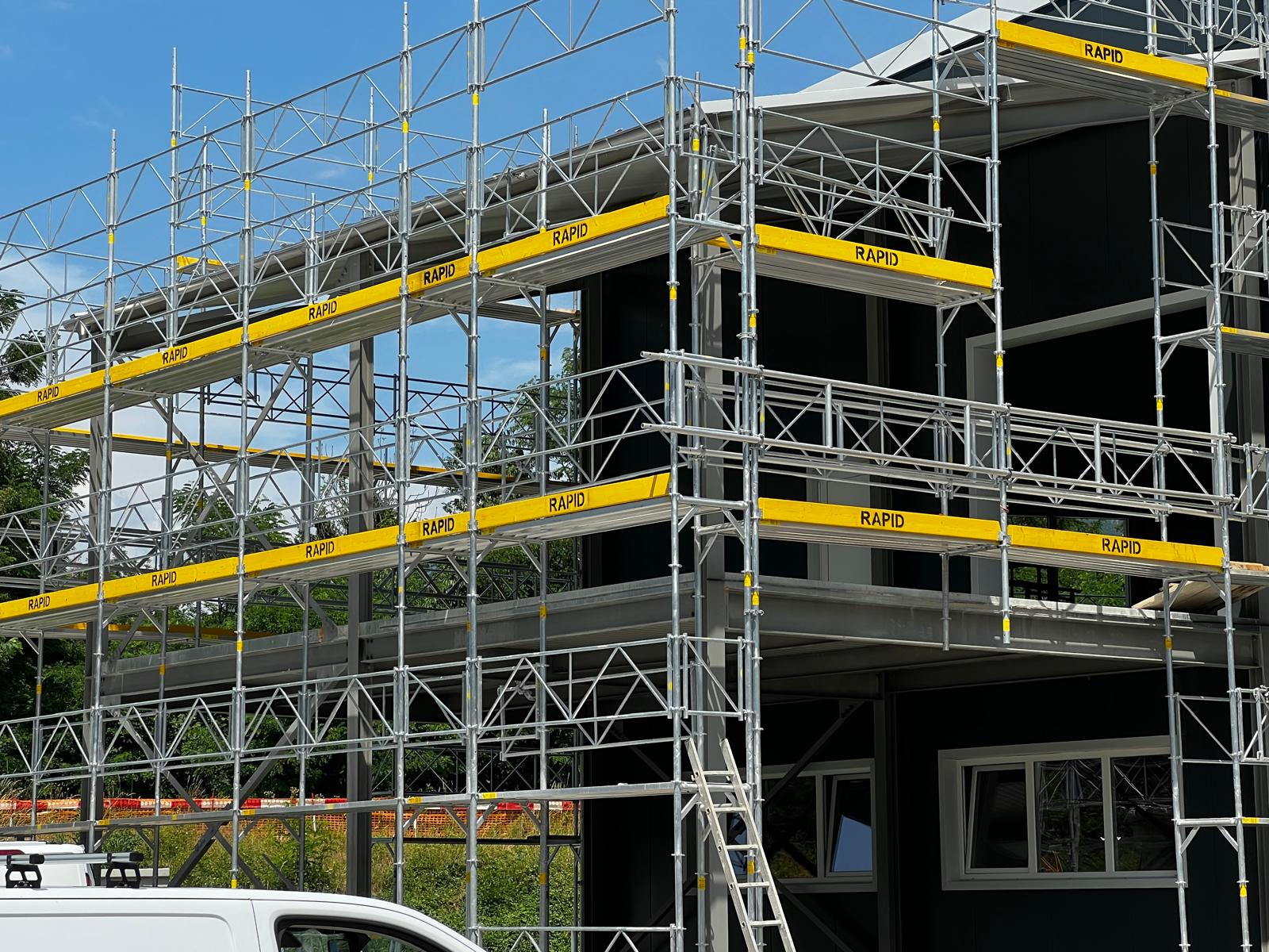 Halle Erteco SA à Vouvry — photo du chantier