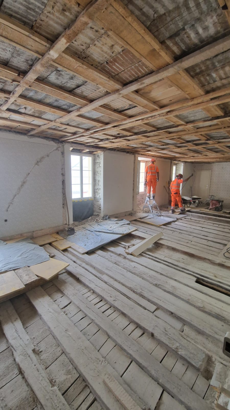 Transformation et rénovation de l’Hôtel Glacier du Rhône à Gletsch — photo du chantier