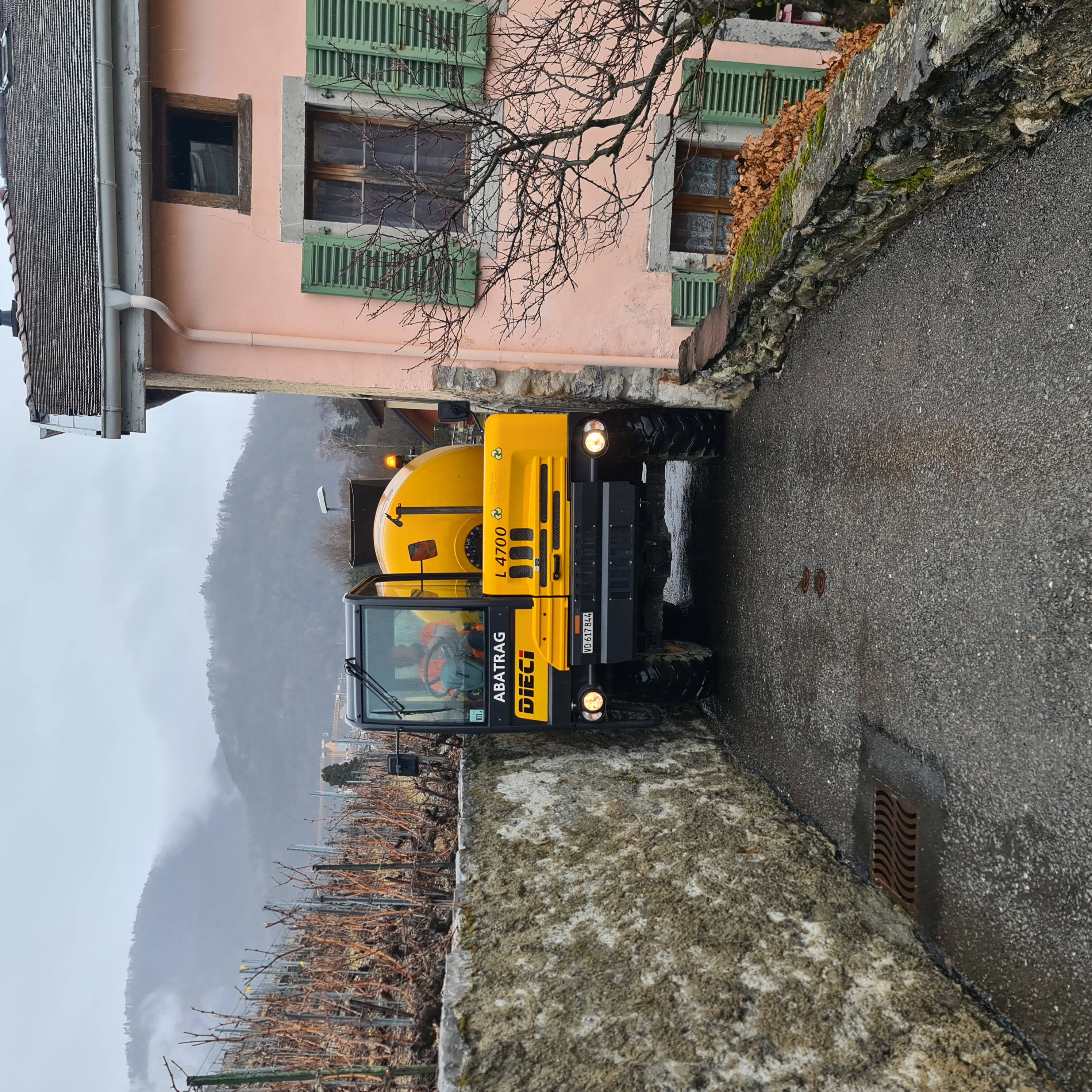Construction d’une villa bi-familiale Merinat-Berset à Aigle — photo du chantier