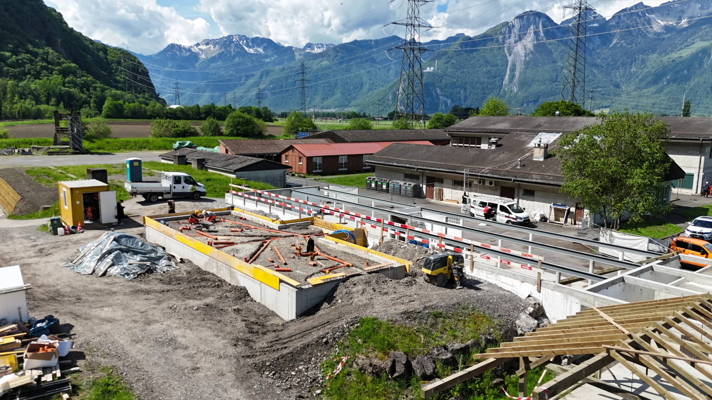 Construction d’un dortoir à Villeneuve — vue du projet